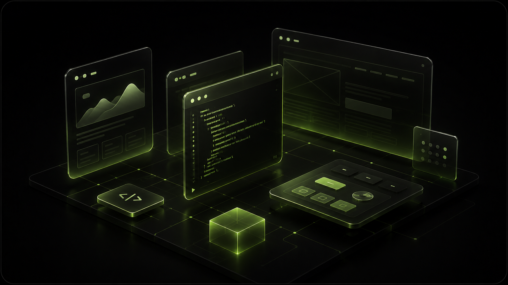 Build: layers of product, interface, and implementation work.