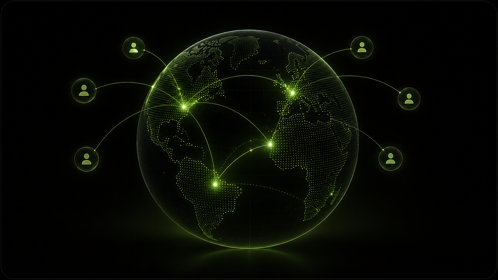 Find customers: a global audience connected to a growing business.